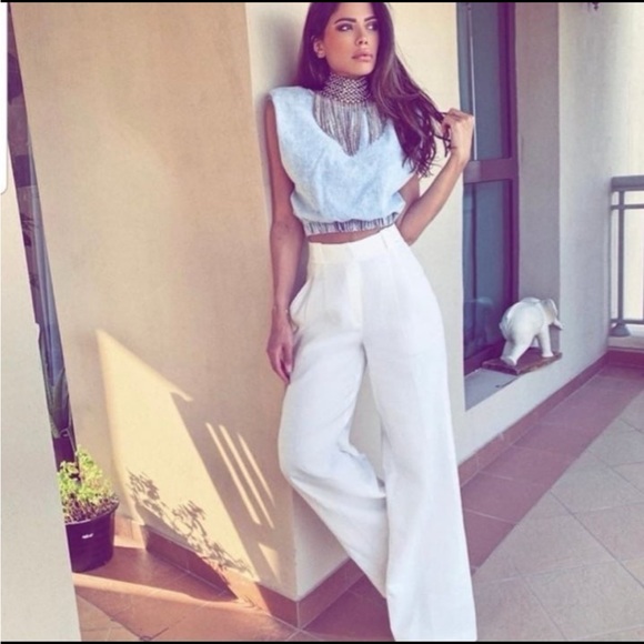 Zara wide leg pants pleated men’s style blogger viral straight - Picture 3 of 10